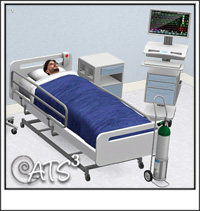 Hospital bedroom