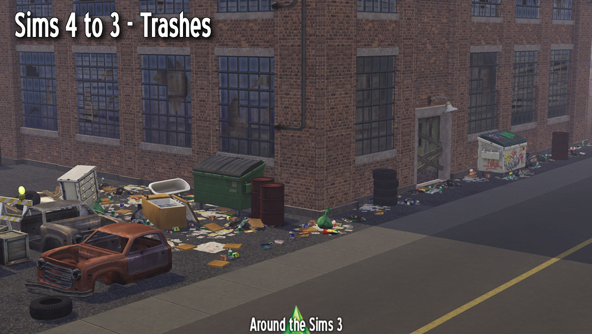 the sims 4 custom content trashy