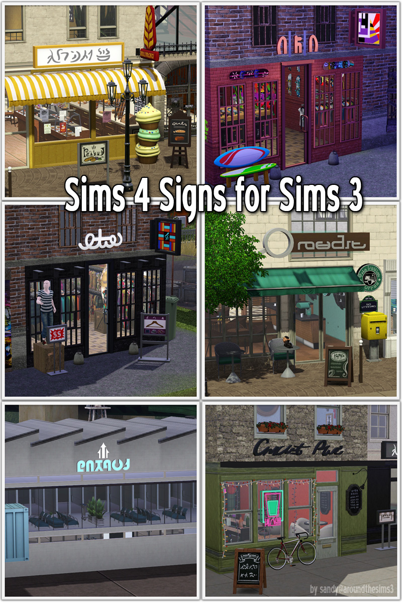 Sims 4 School Signs CC