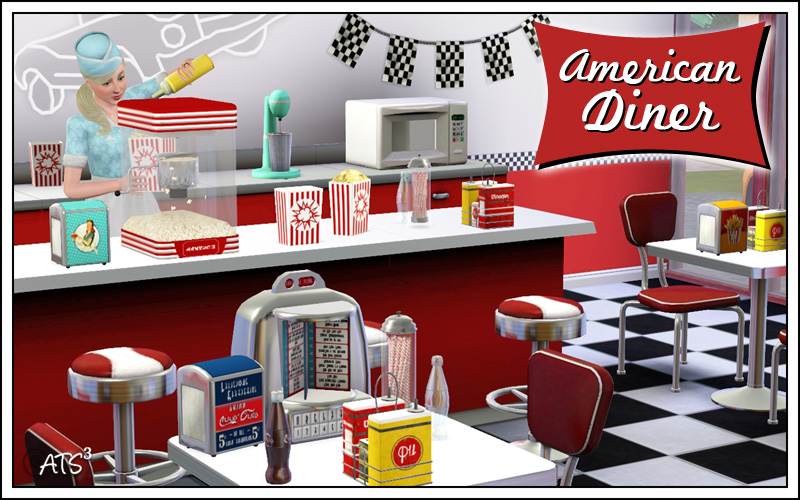 The Sims Resource - Brewster Restaurant - booth regular