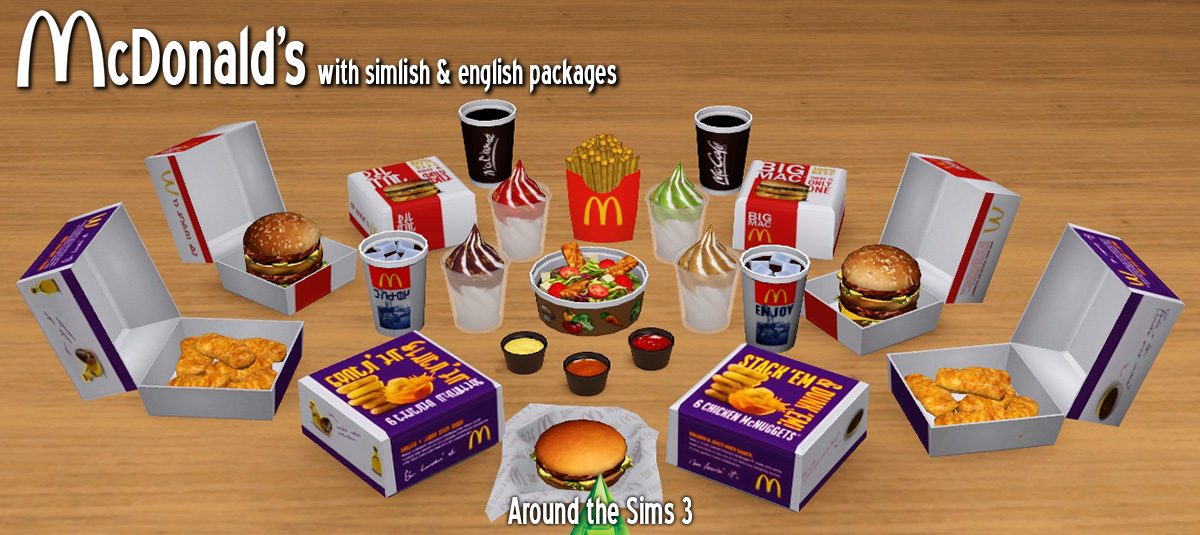 Around The Sims 3 Custom Content Downloads Objects McDonald s