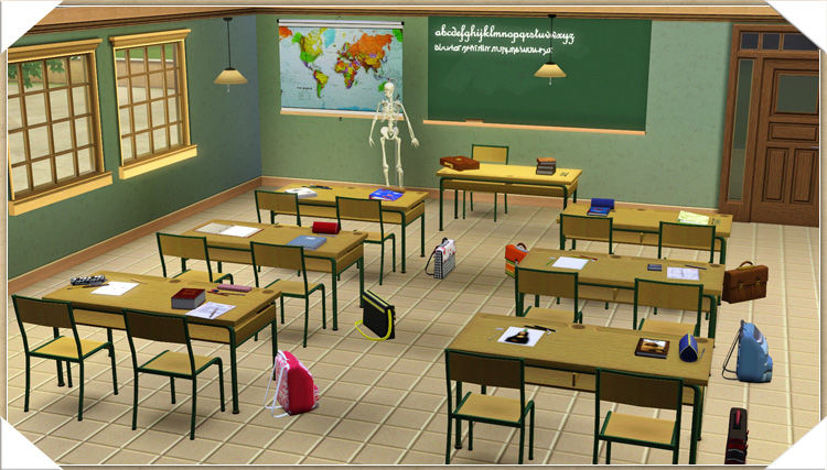 Around The Sims 3 Custom Content Downloads Objects School