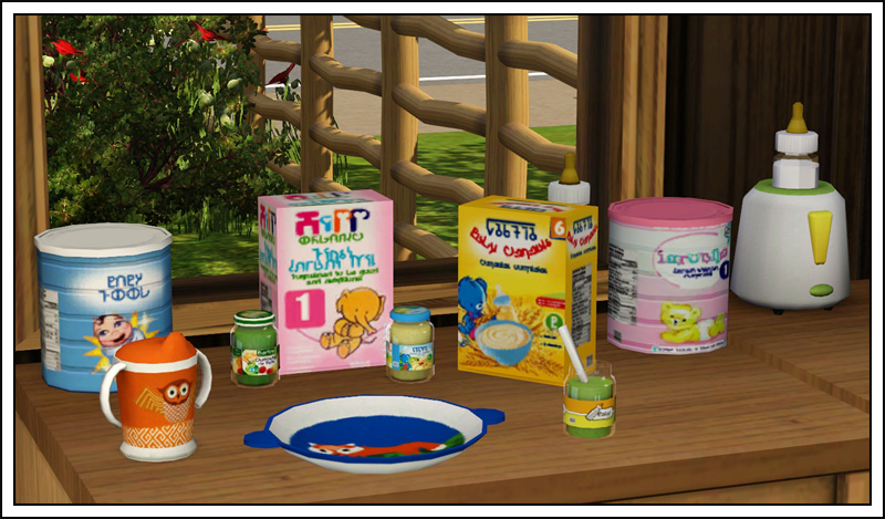 Around the Sims 3, Custom Content Downloads, Objects, Kids, Sims 4 to 3 Toddler  stuff