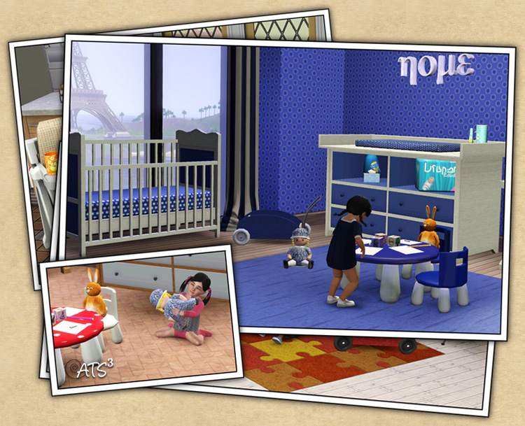 Around the Sims 3, Custom Content Downloads, Objects, Kids, Sims 4 to 3 Toddler  stuff