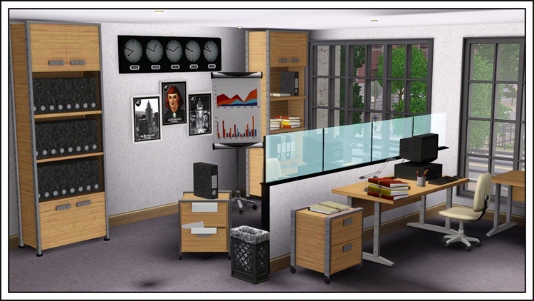 around the sims 3 | custom content downloads| objects | office