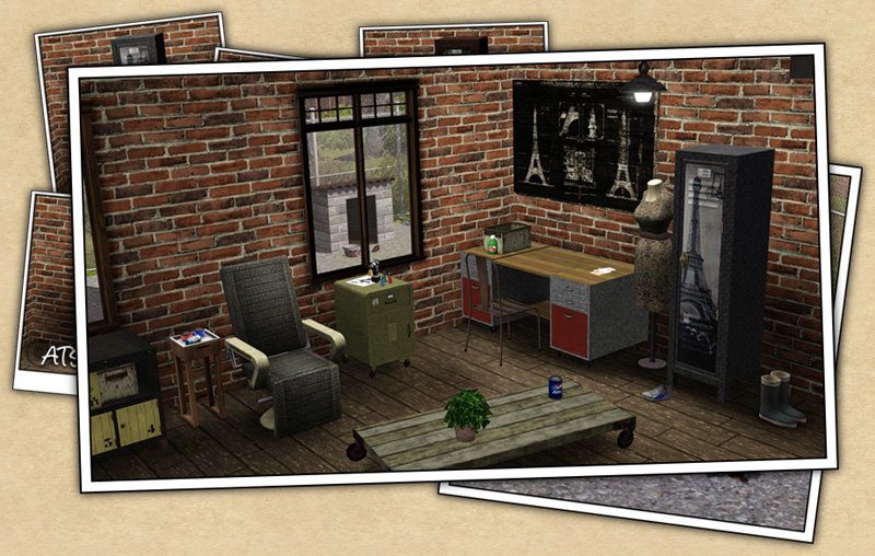 The Sims 3 Cc Urban Industrial 30x20 Lot Passionblack